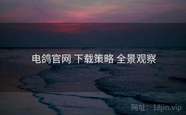 电鸽官网 下载策略 全景观察 第1张 电鸽官网 下载策略 全景观察 第1张