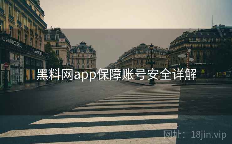 黑料网app保障账号安全详解 第2张 黑料网app保障账号安全详解 第2张